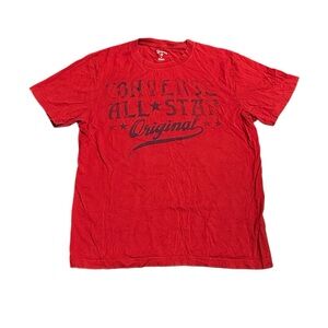 Converse Men's Bold Red Graphic Tee
